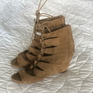 Sam Edelmans Tie Up Wedge Sandals